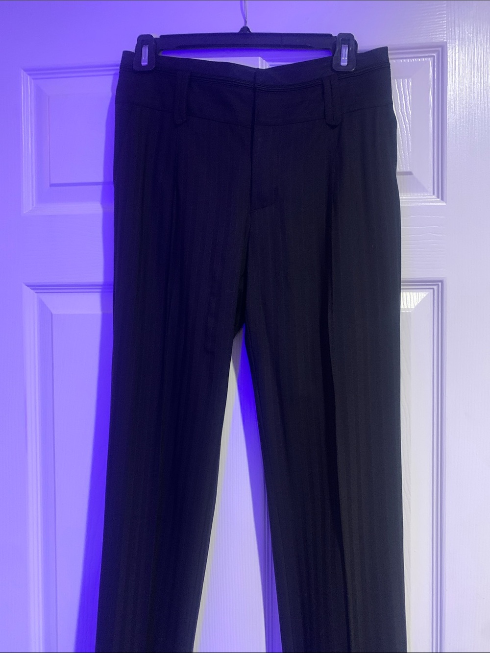 Zara Black Pinstripe Women's Dress Trousers